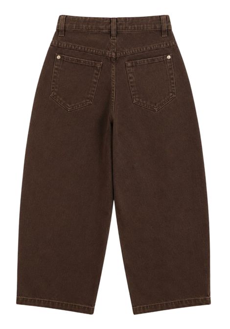 Children's cotton denim trousers Manuel Ritz | 4558MARRONE